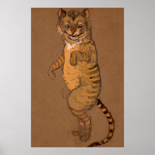 Alice and Wonderland Forest Character Painting-9 ポスター (正面)