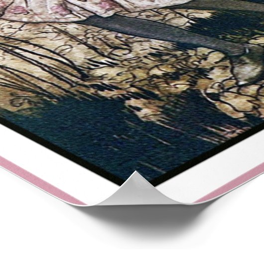 Alice and Wonderland - Pig & Pepper by Rackham ポスター (角)