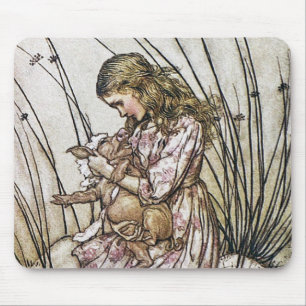 Alice and Wonderland - Pig & Pepper by Rackham マウスパッド