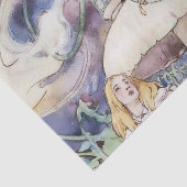 Alice B Woodwardの「Alice and the Caterpillar」 薄葉紙 (詳細)