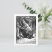 Alice B. Woodward:メガテリウム絵葉書 ポストカード (スタンド正面)