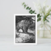 Alice B. Woodward: Diprotodonアートポストカード ポストカード (スタンド正面)