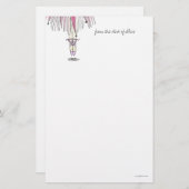 Alice - Ballerina Number Oneひな形 便箋 (正面/裏面)