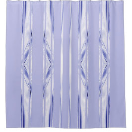 Alice-Blueバー反復 シャワーカーテン