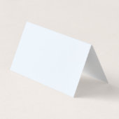 Alice Blue Stylish Plain Simple Professional Class 名刺 (裏面)