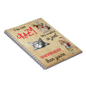 Alice - Cheshire Cat私は熱狂するない ノートブック (右側)