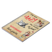 Alice - Cheshire Cat私は熱狂するない ノートブック (左側)