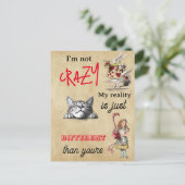 Alice - Cheshire Cat私は熱狂するない ポストカード (スタンド正面)