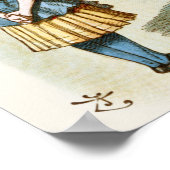 Alice Cheshire cat CC0320不機嫌 ポスター (角)