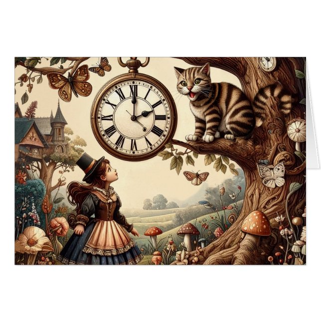 Alice & Cheshire Cat: Whimsical Wonderland Fantasy (正面横)