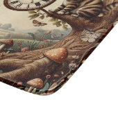 Alice & Cheshire Cat: Whimsical Wonderland Fantasy カッティングボード (角)