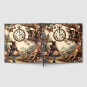 Alice & Cheshire Cat: Whimsical Wonderland Fantasy ゲストブック (全面)