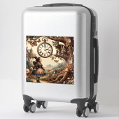 Alice & Cheshire Cat: Whimsical Wonderland Fantasy シール (スーツケース)