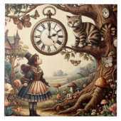 Alice & Cheshire Cat: Whimsical Wonderland Fantasy タイル (正面)