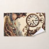 Alice & Cheshire Cat: Whimsical Wonderland Fantasy バスタオルセット (ハンドタオル)