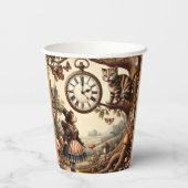 Alice & Cheshire Cat: Whimsical Wonderland Fantasy 紙コップ (裏面)
