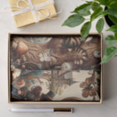 Alice & Cheshire Cat: Whimsical Wonderland Fantasy 薄葉紙 (ギフト)