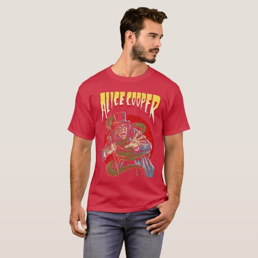 Alice Cooper Comic Book friend Tシャツ (正面フル)