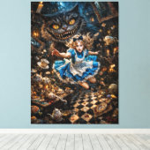 Alice: Down the Hole キャンバスプリント (インサイチュ (ウッドフロア))