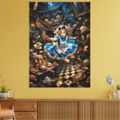 Alice: Down the Hole キャンバスプリント (インサイチュ (リビング))