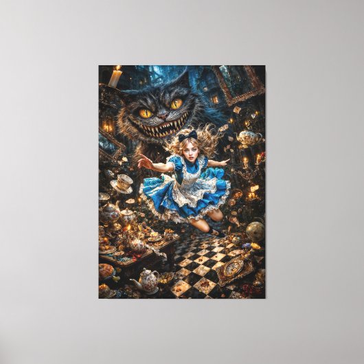 Alice: Down the Hole キャンバスプリント (正面)