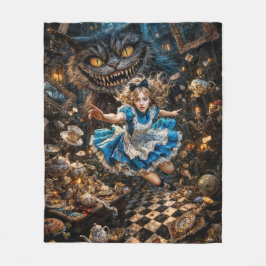 Alice: Down the Hole フリースブランケット