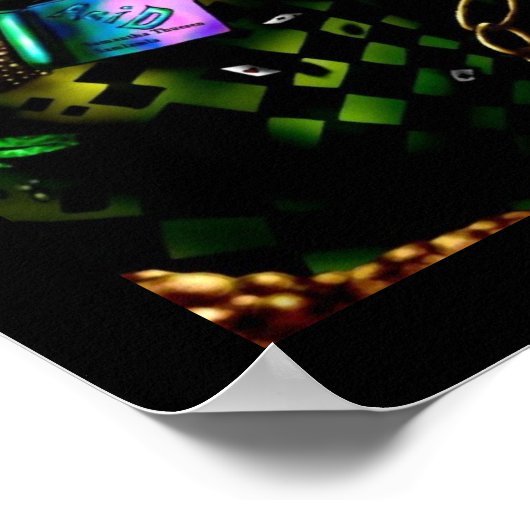 Alice Down the Rabbit hole Poster ポスター (角)