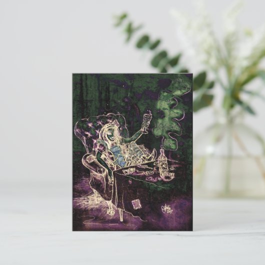 Alice Drink Absinthe Now (陰性) ポストカード (スタンド正面)