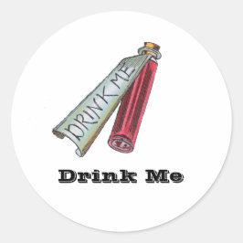 Alice - Drink Me  1865 ラウンドシール
