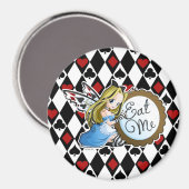 Alice Fairy-Me食べ Anime Round Magnet マグネット (正面/裏面)