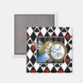 Alice Fairy-Me食べ Anime  Square Magnet マグネット (正面/裏面)