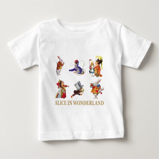 Alice & Friends in Wonder ベビーTシャツ (正面)