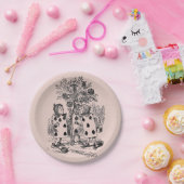 Alice im Wunderland – Alice in Wonderland ペーパープレート (パーティー)