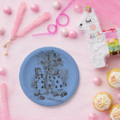 Alice im Wunderland – Alice in Wonderland ペーパープレート (パーティー)