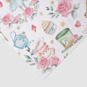 Alice in お洒落 Wonderland Teaパーティー・デコパージュ 薄葉紙 (詳細)