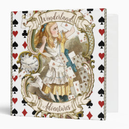 Alice in パーソナライズされた Wonderland Adventures Binder