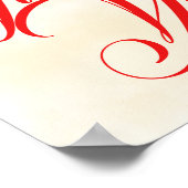 Alice in 結婚 Wonderlandのハッシュタグ記号 ポスター (角)