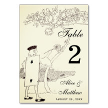 Alice in 結婚 Wonderlandのヴィンテージ2の遊カード