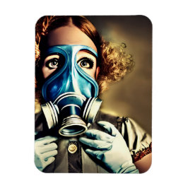 Alice in a Gas Mask (ガスマスクに入ったアリス) マグネット