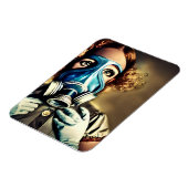 Alice in a Gas Mask (ガスマスクに入ったアリス) マグネット (左側)