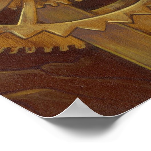 Alice in Clockwork - steampunk in wonderlandプリント ポスター (角)