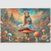 Alice In Mushroom Wonderland  Dreamscape Decoupage 薄葉紙 (正面)