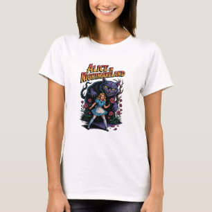 Alice in Nightmaeland – ダークアニメ Tシャツ