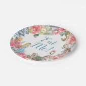 Alice in Onderlandをテーマにした誕生日パーティープレート ペーパープレート (アングル)