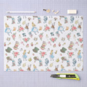 Alice in Onederlandをテーマにしたティッシュペーパー 薄葉紙 (クラフト)