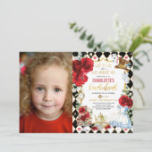 Alice in Onederland不機嫌Hatter 1st Birthday Tea 招待状 (スタンド正面)