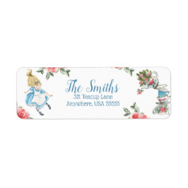 Alice in Onederland差出人住所ラベル ラベル