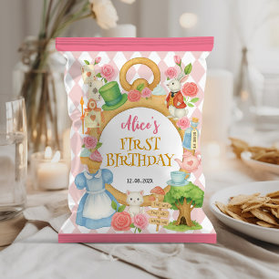Alice in Onederland誕生日チップバッグラッパー チラシ