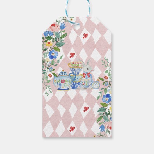 Alice in Onederland お洒落誕生日ありがとう ギフトタグ (裏面)