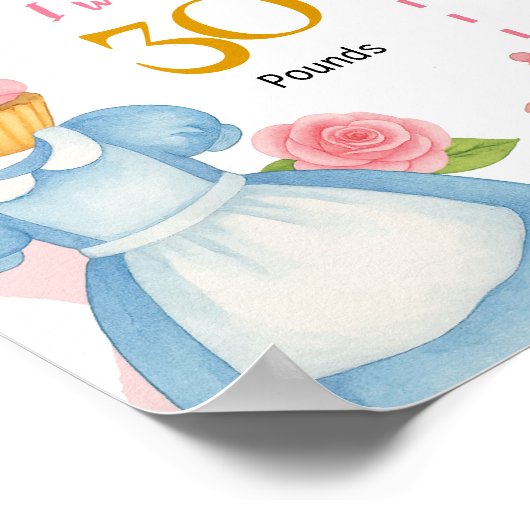 Alice in Onederland 1年目のフォトマイルストーン ポスター (角)